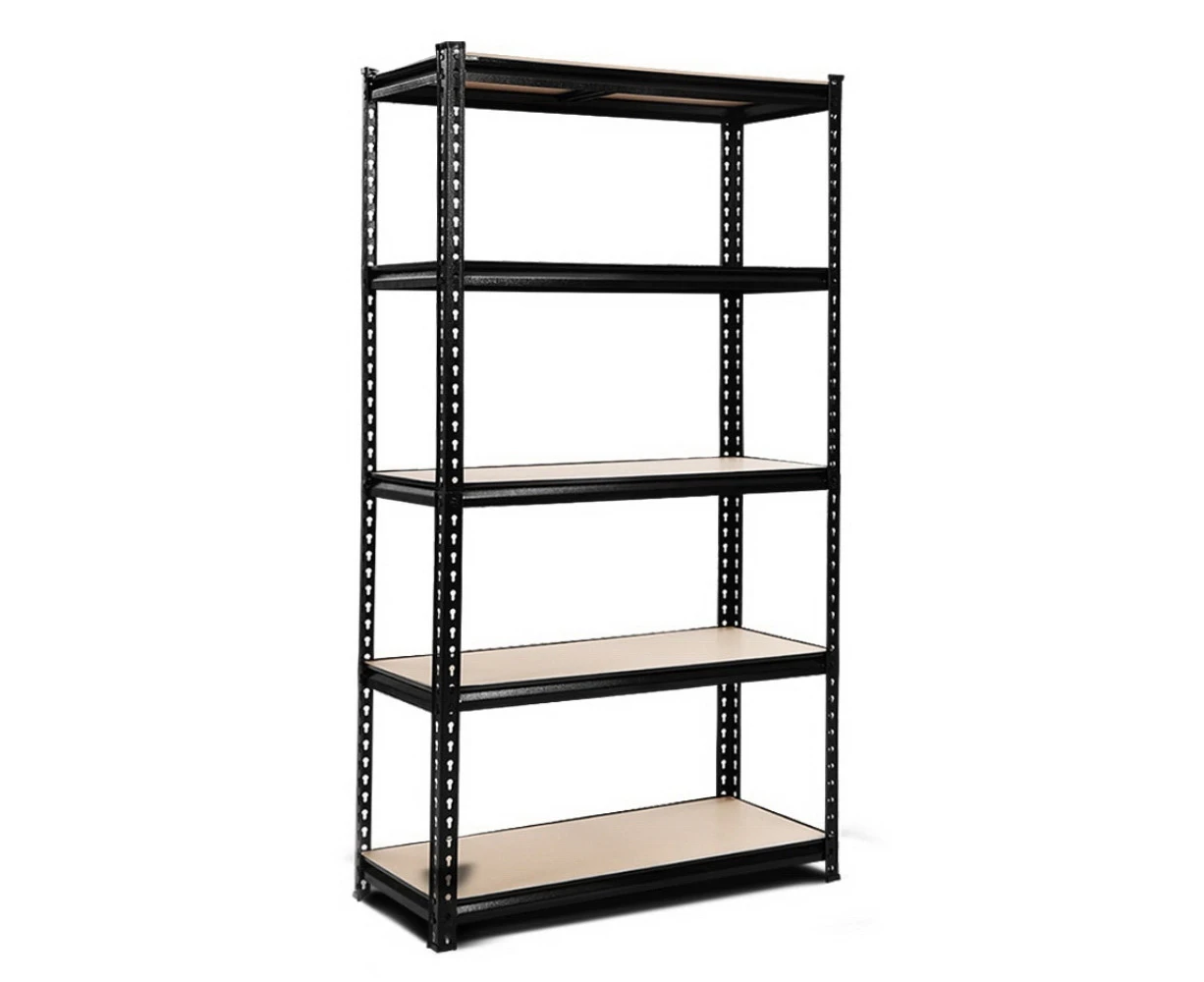 1.5M Garage Shelving Warehouse Rack Pallet Racking Storage Shelves Shelve Black