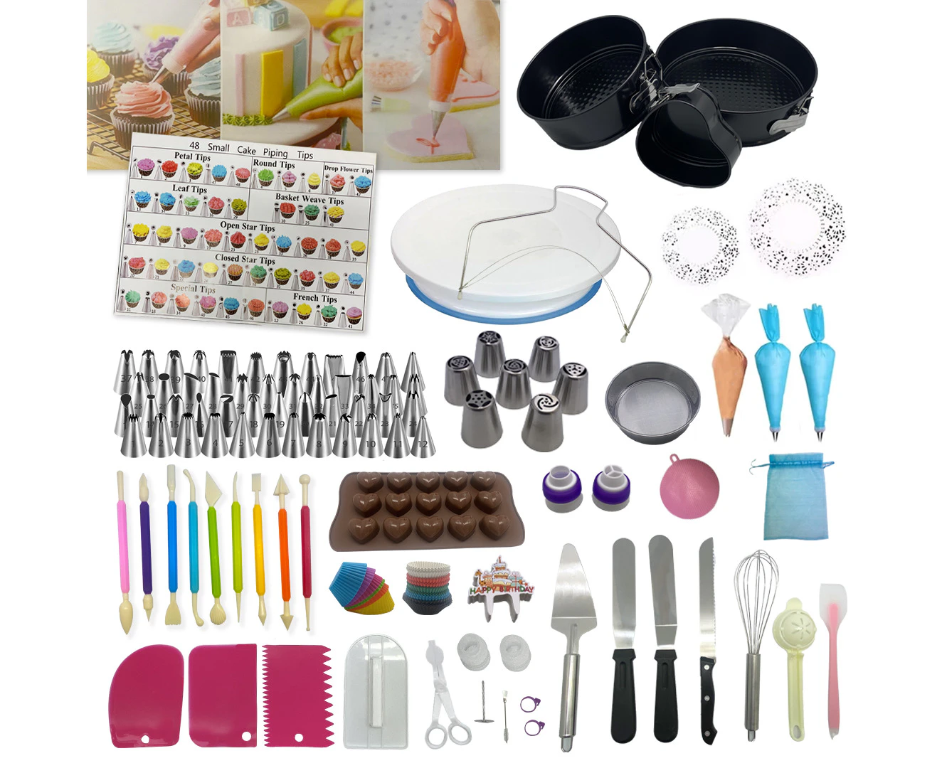 Cake Decorating Kit - 500 Pc