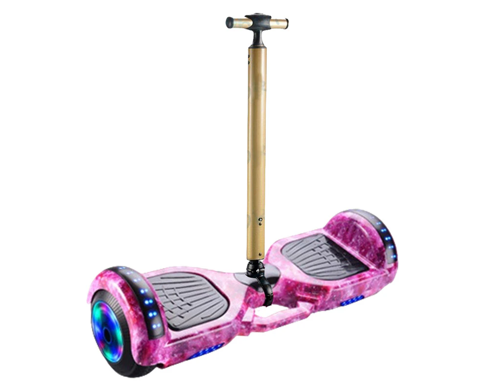 Hoverboard Scooter W/Safe Lever Self Balancing Bluetooth Skateboard[Starry Purple]