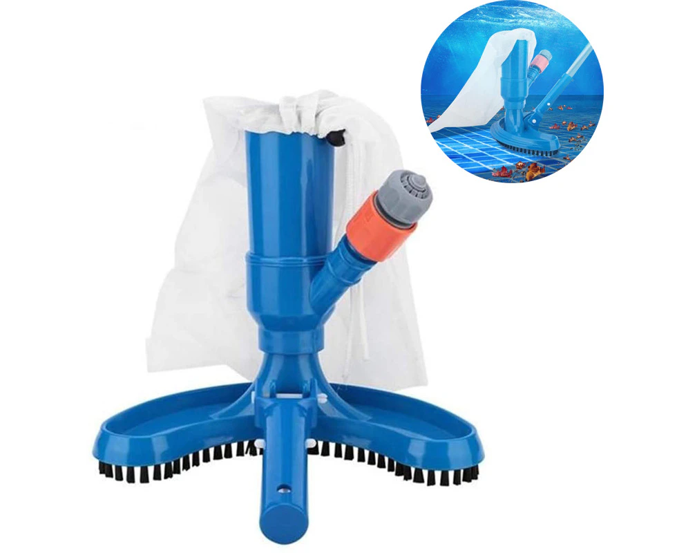 Swimming Pool Spa Brush Pool Vacuum Cleaner Portable Suction Brush Suction Head Cleaner for Pond Fountain Hot Tub Cleaning