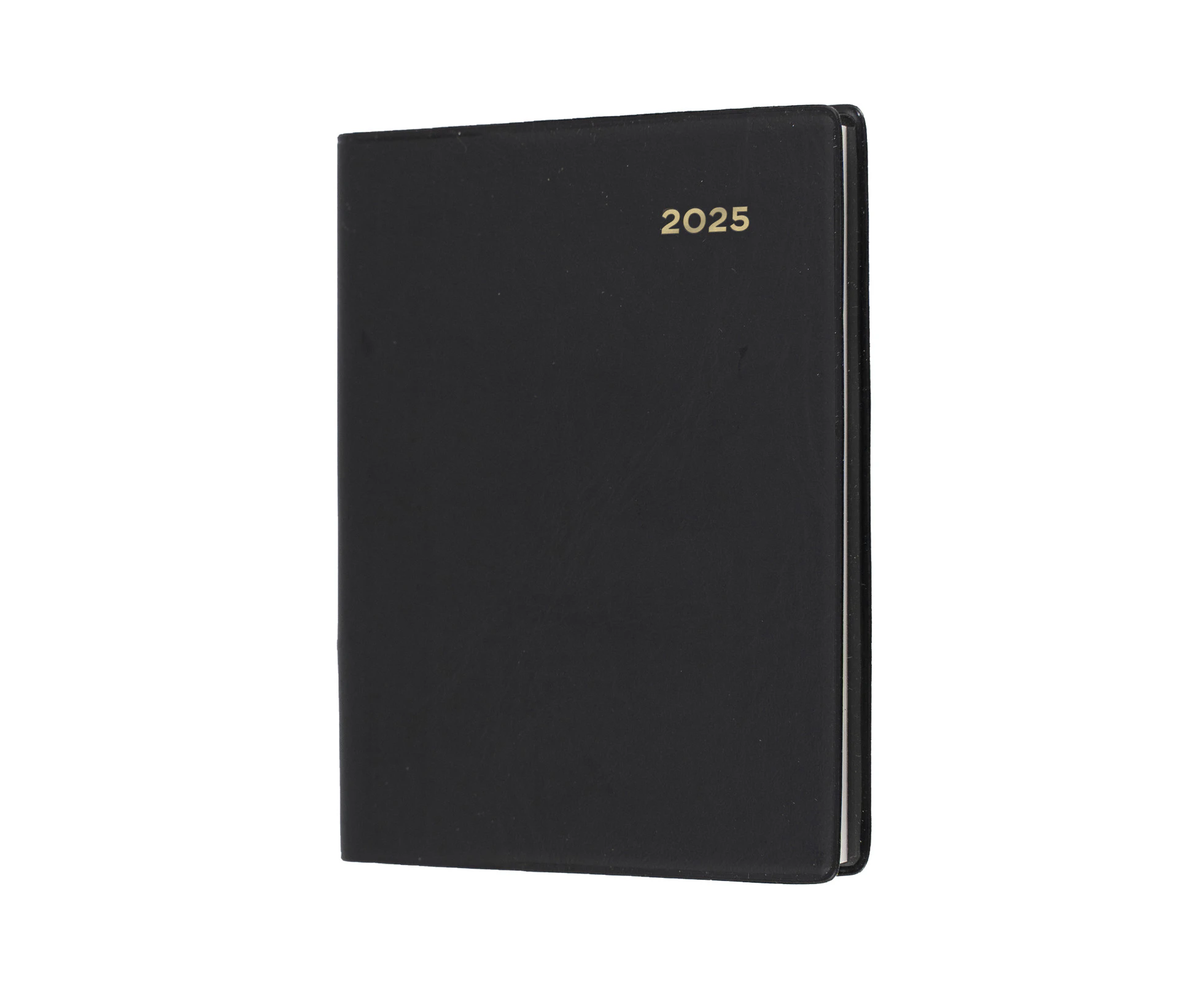 2025 Diary Collins Belmont Pocket A7 Week to View with Pencil Black 337P.V99