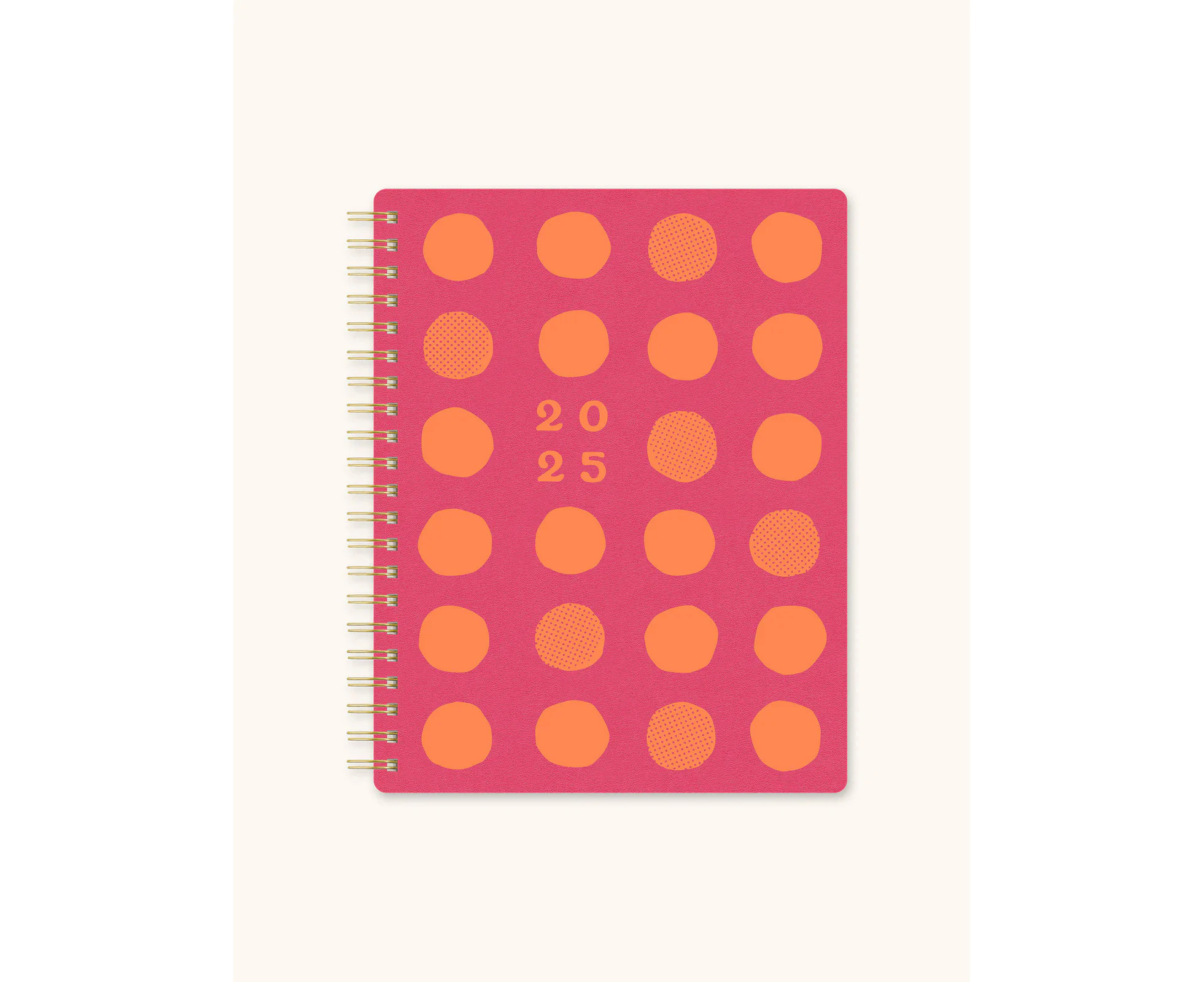 2025 17-Month Planner Baxter Endless Summer Weekly/Monthly Orange Circle Studio 25478