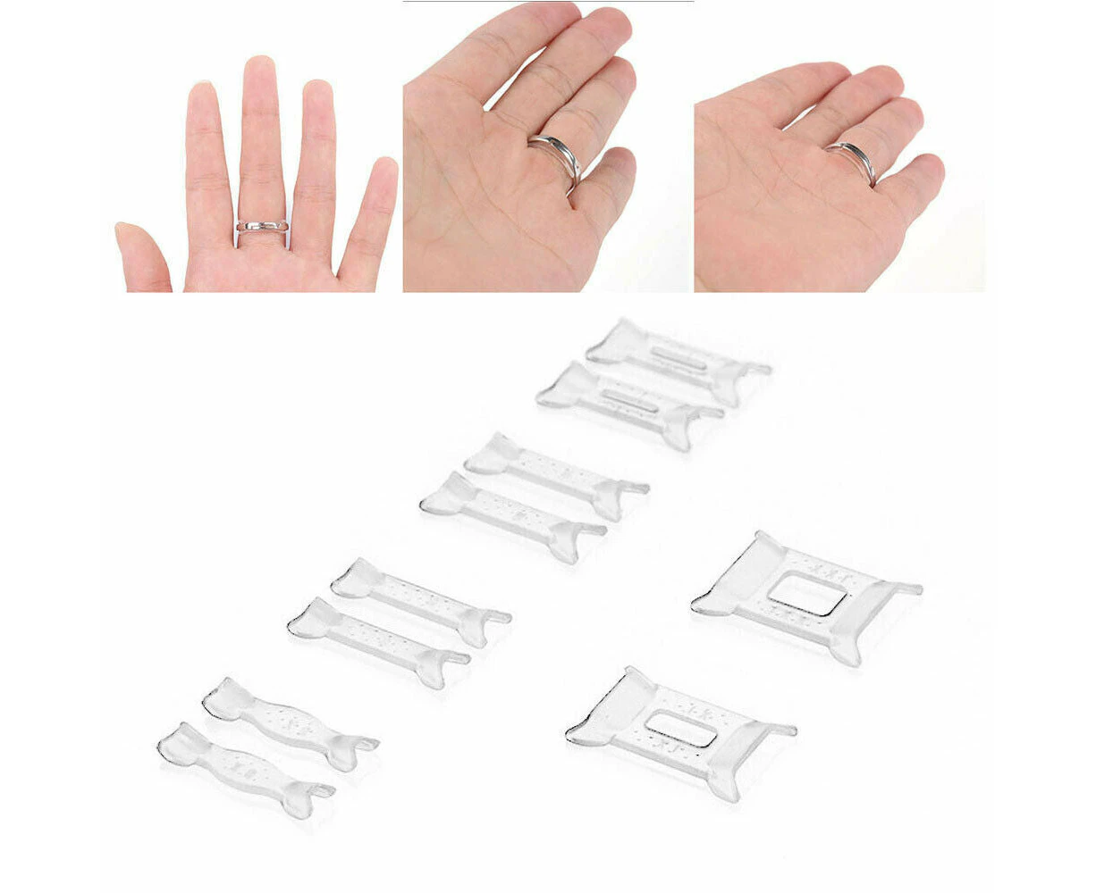 12x Invisible Tightener Ring Size Reducer Resizing Adjuster Pad Jewellery Tools