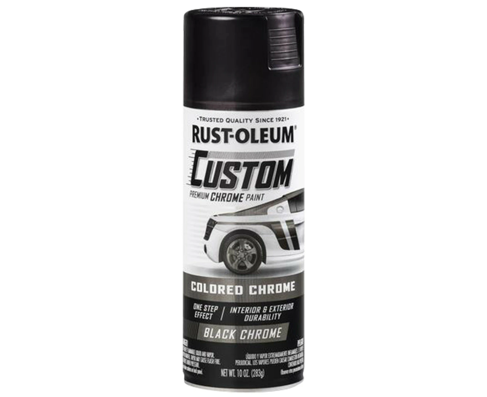 Multi Bundle Rust-Oleum Automotive Premium Custom Lacquer Spray Paint 283g - Chrome Black x 6