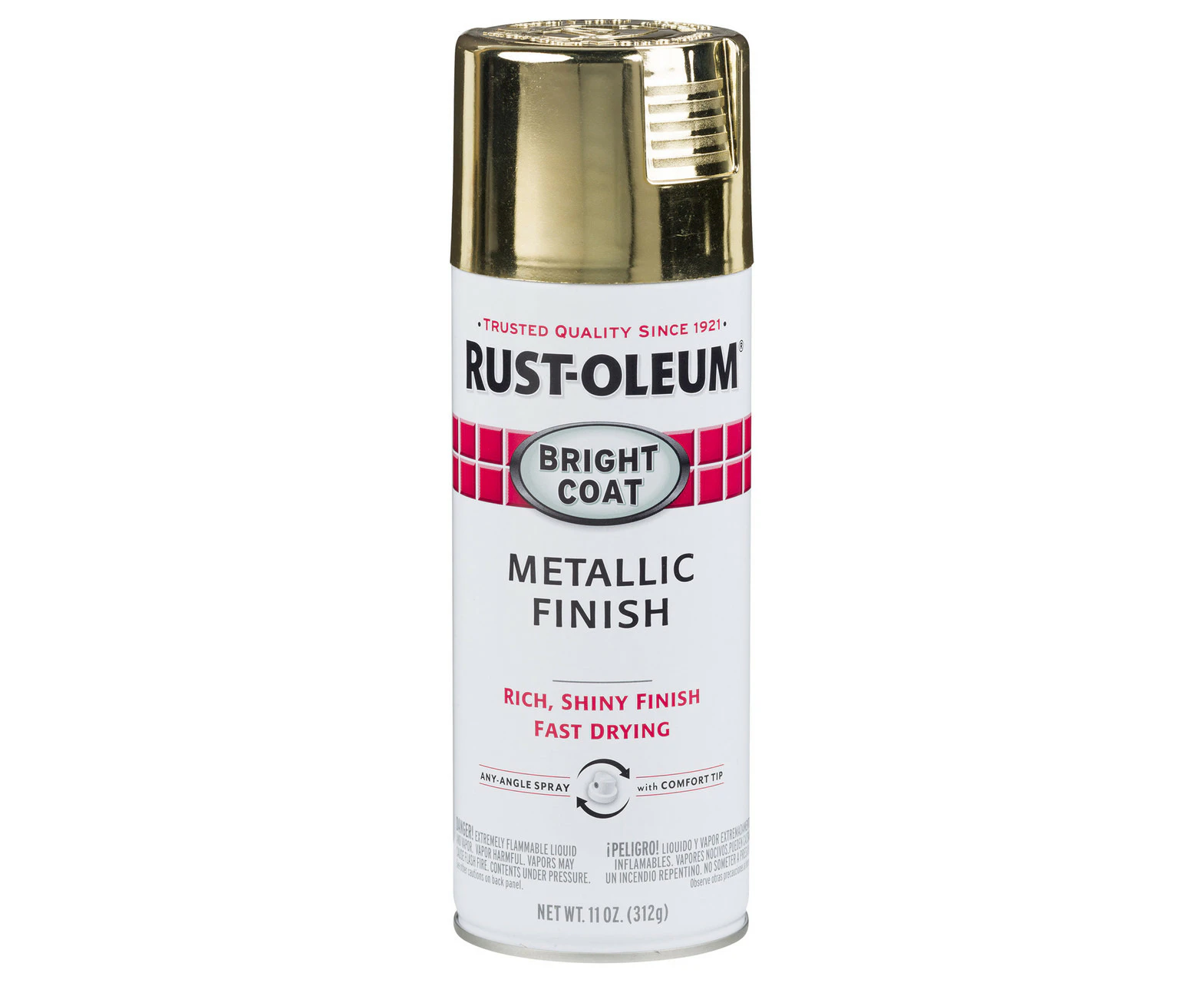 Multi Bundle Rust-Oleum Stops Rust Metallic Spray 312g Gold x 6