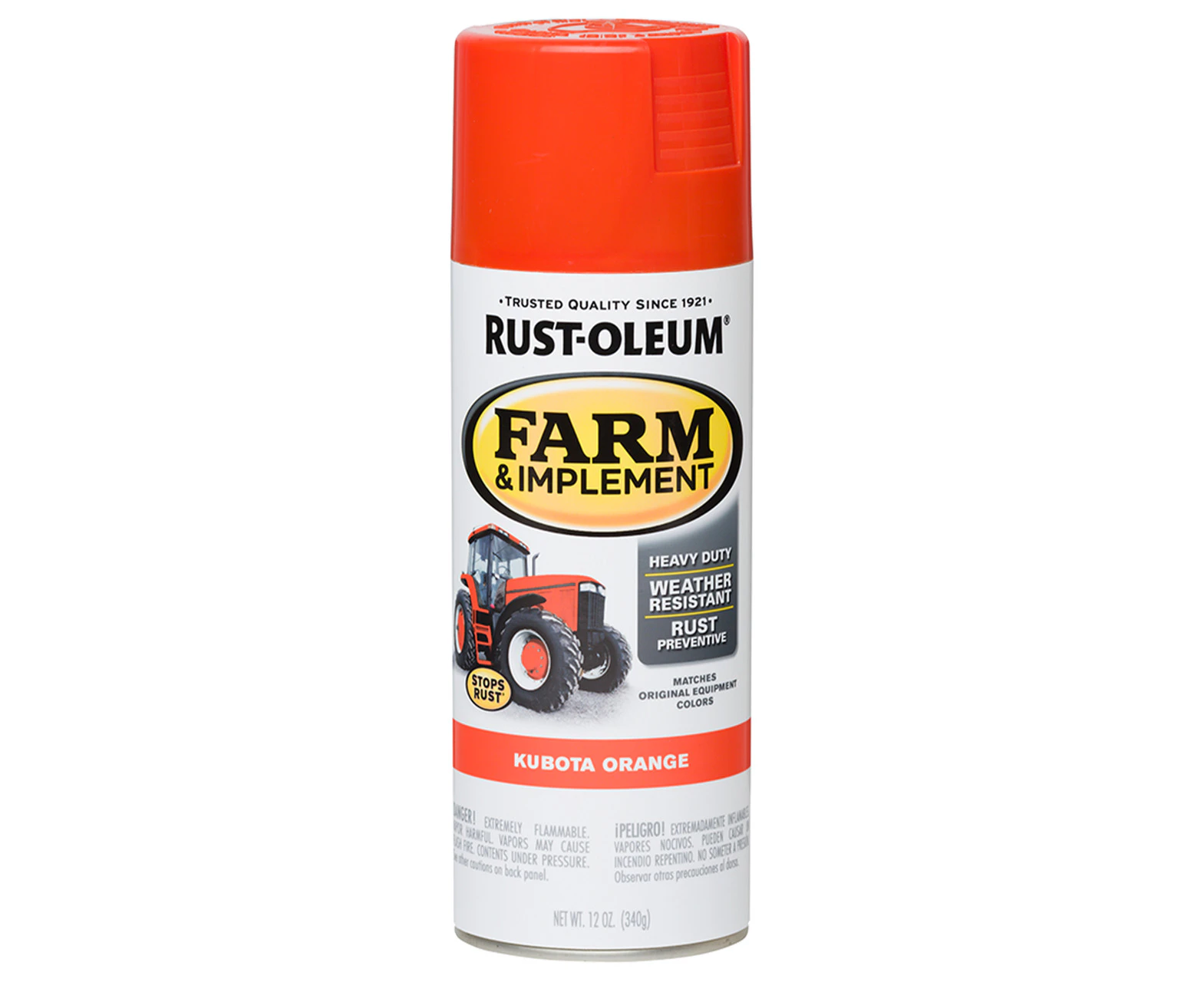 Multi Bundle Rust-Oleum Farm & Implement Spray 340g Kubota Orange x 6