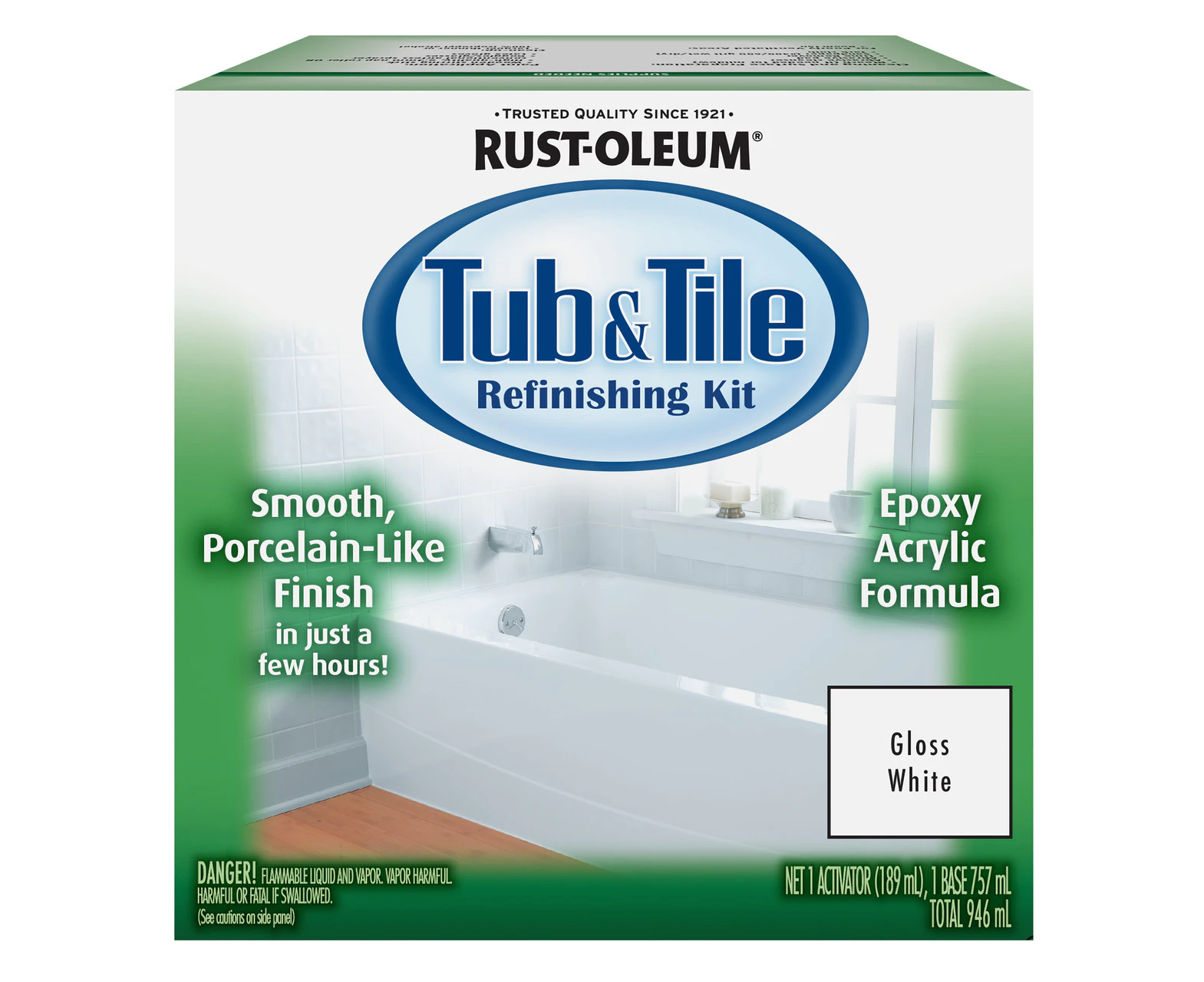 Multi Bundle Rust-Oleum Tub And Tile Refinishing Kit Gloss White x 4