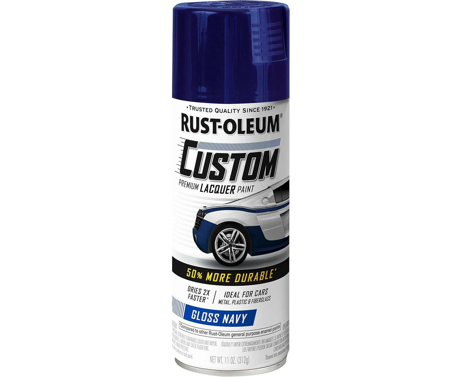 Multi Bundle Rust-Oleum Automotive Premium Custom Lacquer Spray Paint 312g - Gloss Navy x 6