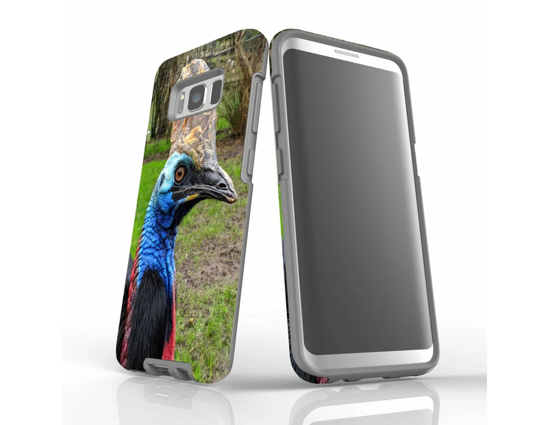 For Samsung Galaxy S8 Case Armour Cover, Cassowary