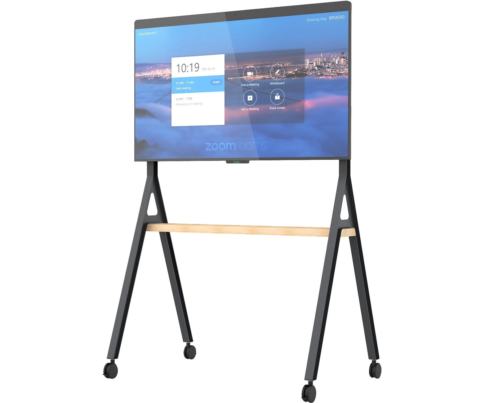 Heckler Design Display Stand - Up to 139.7 cm (55") Screen Support - 159.8 cm Height x 116.3 cm Width x 87.9 cm Depth - Powder Coated - Powder Coated