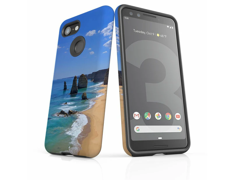 For Google Pixel 3 Case Armour Protective Cover Famous Rocks