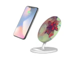 QI Wireless Charger For iPhone 13/12 Samsung Galaxy S22 Ultra, Retro Start