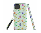 For Google Pixel 4 XL Case Armour Protective Cover Flowers Colourful