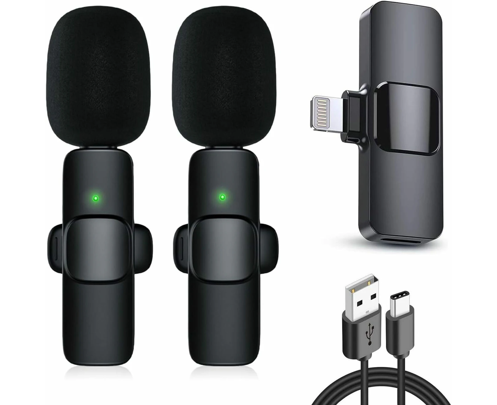 2 Wireless Microphone's Microphone For iPhone