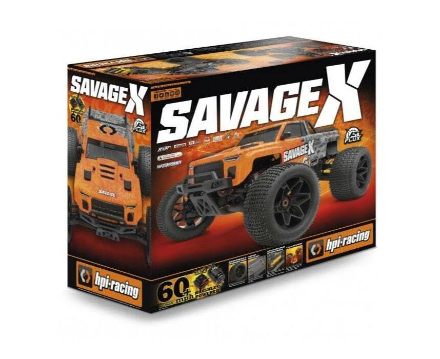 HPI 1/8 Savage X Flux V2 GT-6 RTR Brushless Monster Truck [160101]