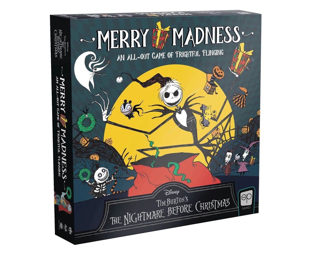 The Op Disney The Nightmare Before Christmas Merry Madness Family Board Game 6y+