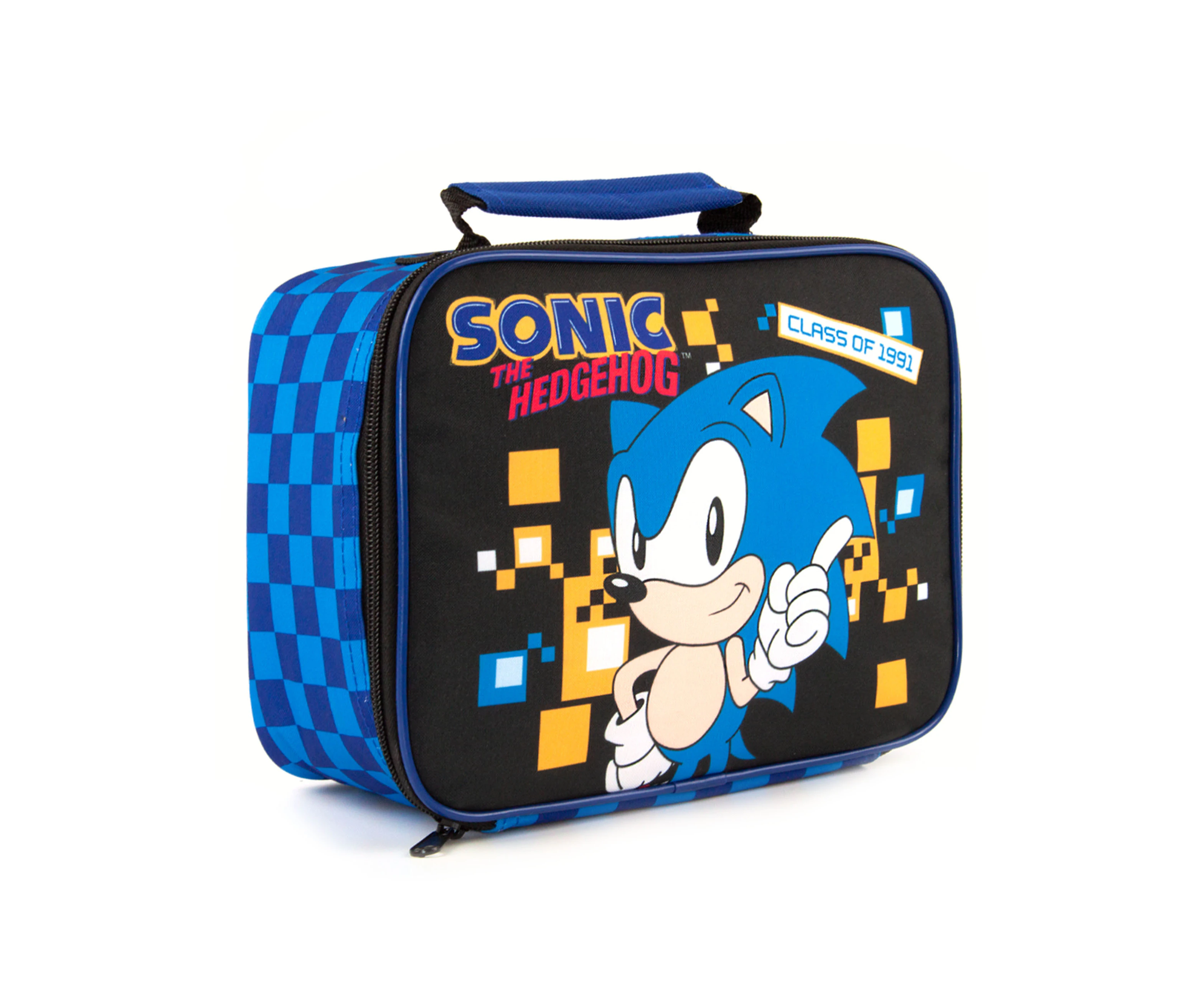 Sonic the Hedgehog Boys Zip Lunch Bag (Black)