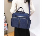 Large Mummy Changing Shoulder Travel Bag Hospital Baby Nappy Tote Handbag-Dark Blue