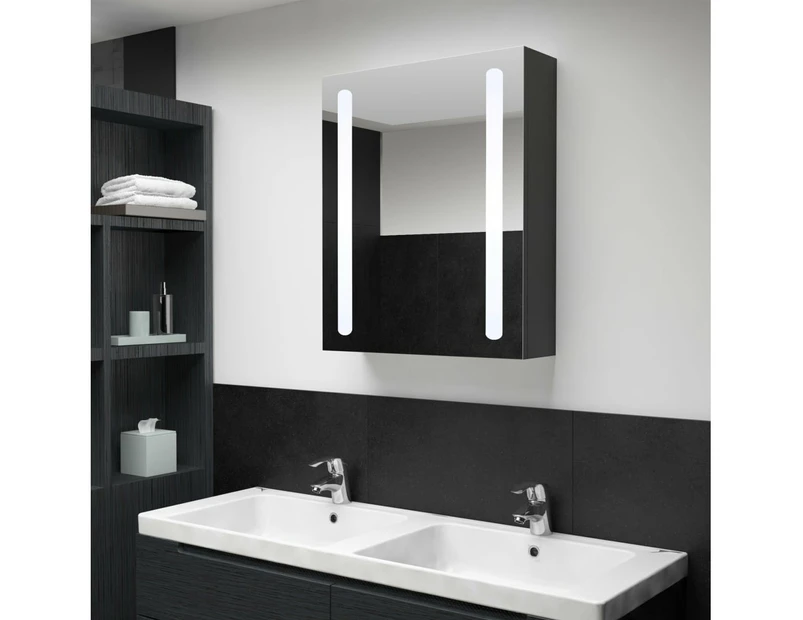 LED Bathroom Mirror Cabinet 50x13x70 cm