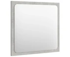 Bathroom Mirror Concrete Grey 40x1.5x37 cm Chipboard