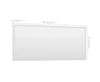 Bathroom Mirror White 90x1.5x37 cm Chipboard