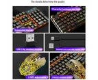 RGB Mechanical Gaming Keyboard and Mouse Set - Ergonomic USB for PC and Laptop (black)