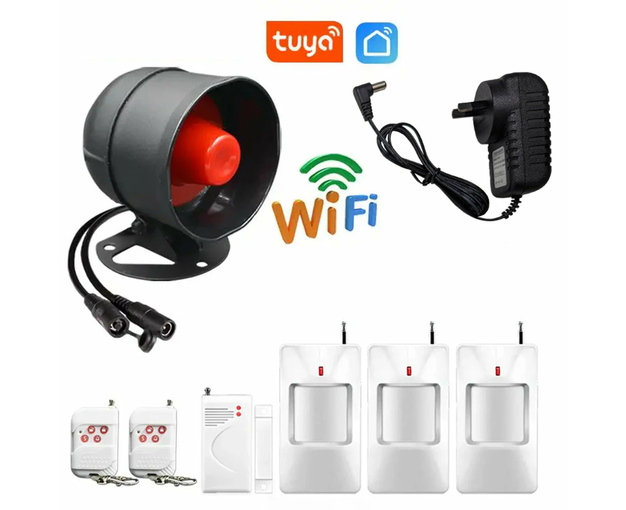 Wifi infrared induction anti-theft loudly alarm for shops, stores, and homes