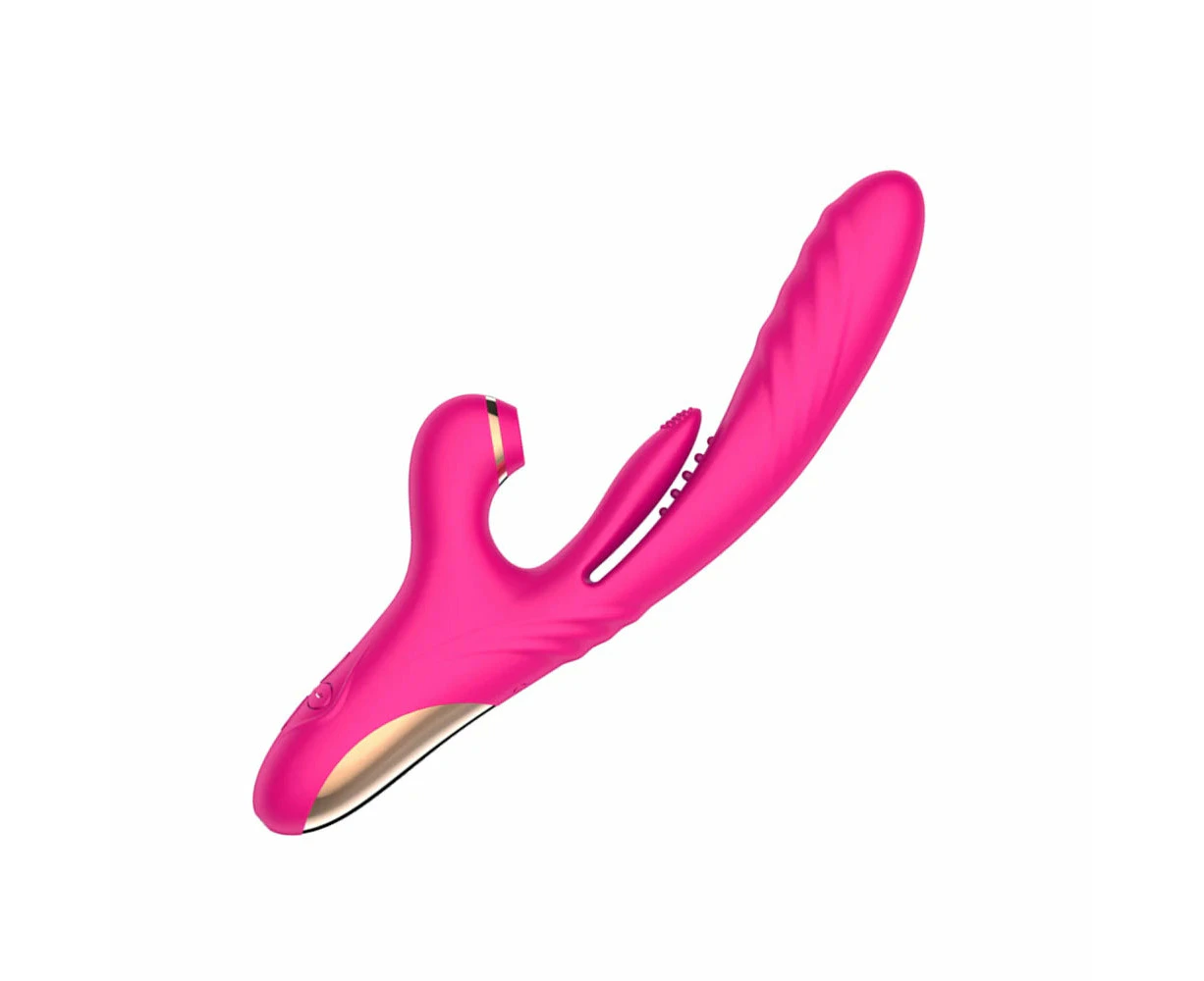 Strong Dildo Vibrator G-Spot Rabbit Vibrator Vacuum Clitoris Stimulator Vaginal Massager Sex Toys For Women Female Masturbation (No Box)