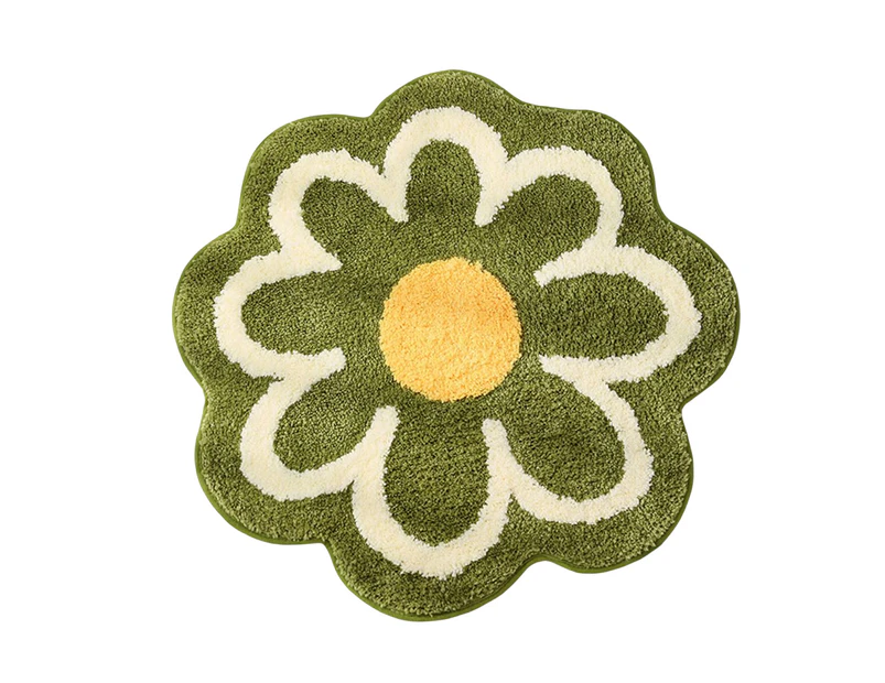 65cm*65cm Floral Bath Mats Strong Water Absorbent Bathroom Pad Restroom Accessory