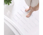 Wave-shaped Bath Safety Strips Bath Safety Strips Non Slip Strips For Bathtubs Showers Stairs Floors