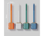 Toilet Cleaning Bowl Brush Space-Saving Hangable and Standable for Toilet Clean Lid Edge Clean