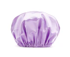 Shower Cap For Women Reusable Double Layers Waterproof Bathing Shower Hat For Women And Girls