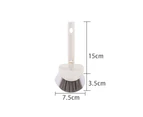 Detachable Shower Cleaning Brush With Extendable Long Lightweight Handle for Bathroom Kitchen Floor Wall