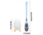 Diving Duck Cleaning Brush Holder Set Silicone Bathroom Toilet Brush and Bracket Set for Family Bathrooms Hotels