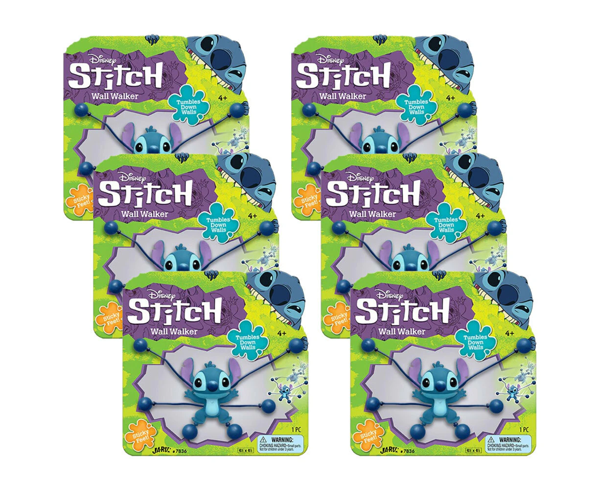 6x Disney Stitch Wall Walker Kids/Children Interactive Play Activity Fun Toy 4y+