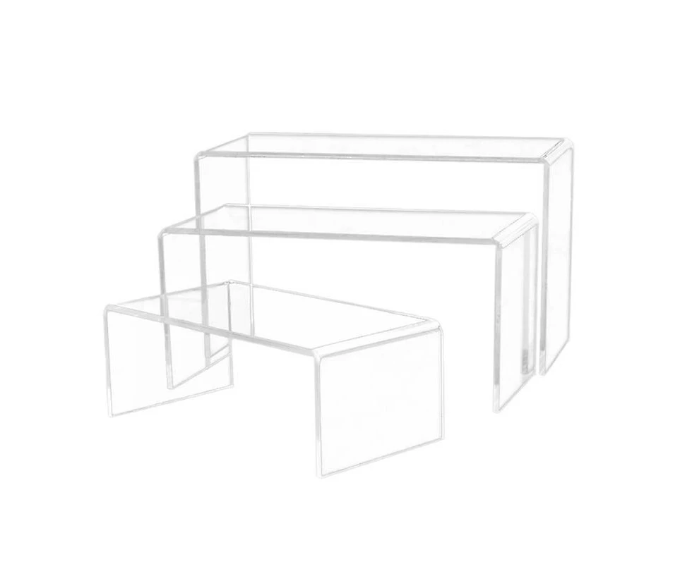 3pcs Acrylic Storage Rack For Display