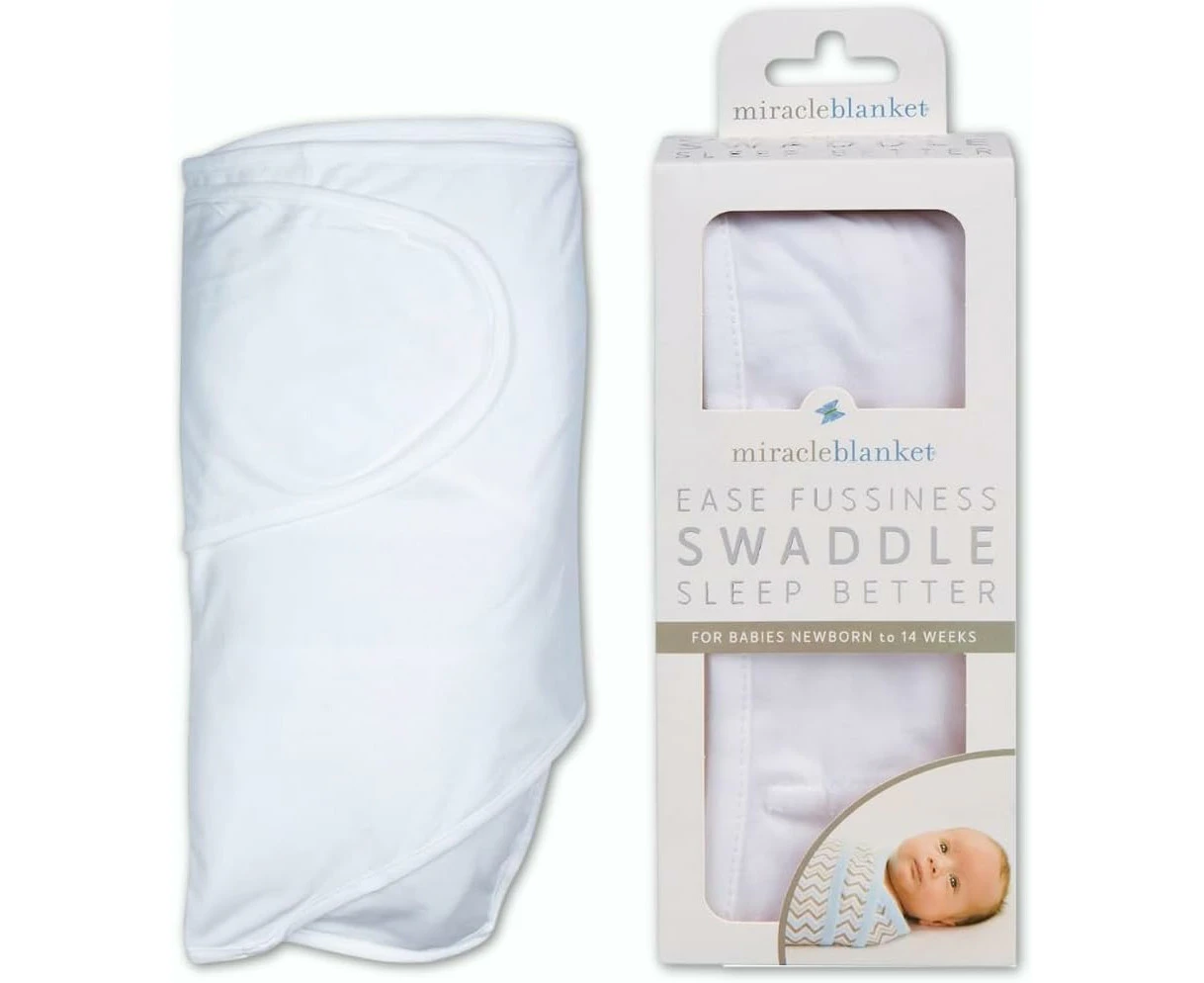 Fly Charlie | Miracle Blanket Swaddle - White