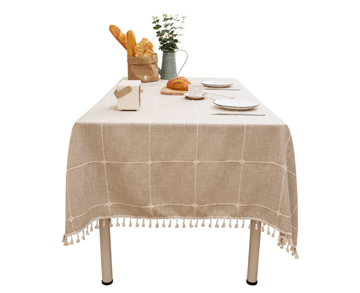 Tablecloth Cotton Linen Waterproof Tablecloths Burlap Table Cloths for Kitchen Dining Cloth Table Cloth