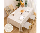 Tablecloth Cotton Linen Waterproof Tablecloths Burlap Table Cloths for Kitchen Dining Cloth Table Cloth