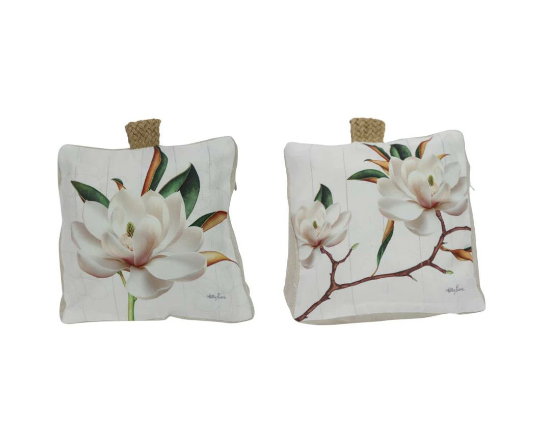 Kelly Lane | Magnolia Door Stop - 2 Piece - 18x18cm