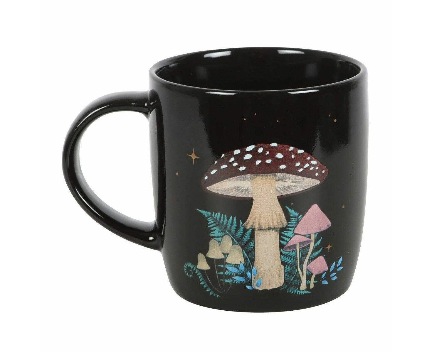 Dark Forest Mushroom Ceramic Mug