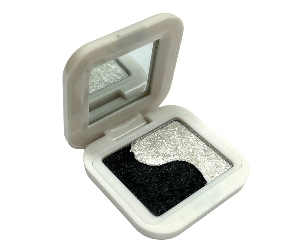 Model's Own Baked Eyeshadow Duo - Black Bottom Pie