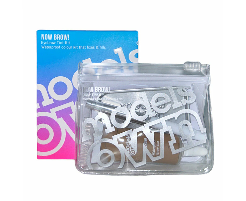 Model's Own Now Brow! Waterproof Eyebrow Tint Kit - Light Brown