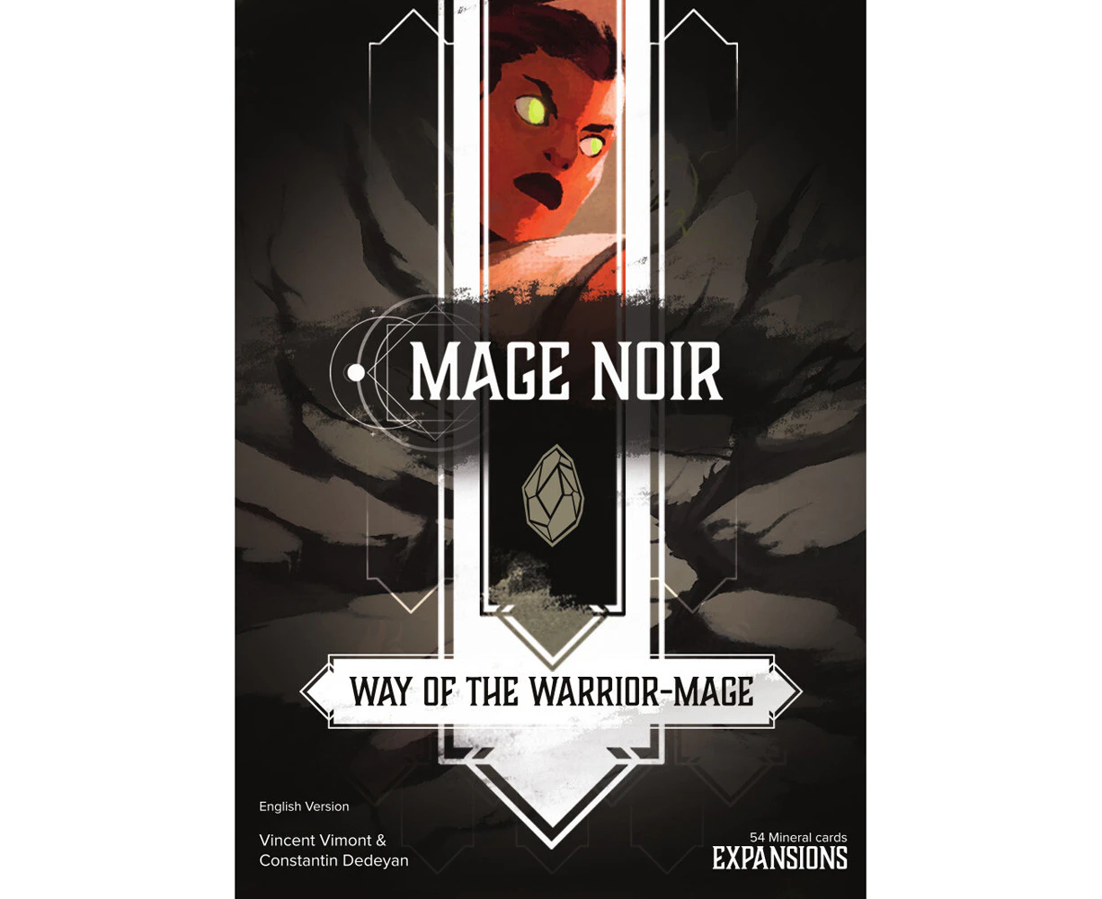 Quatermaster Direct Mage Noir Way of the Warrior-Mage Exp. Kids Card Game14y+