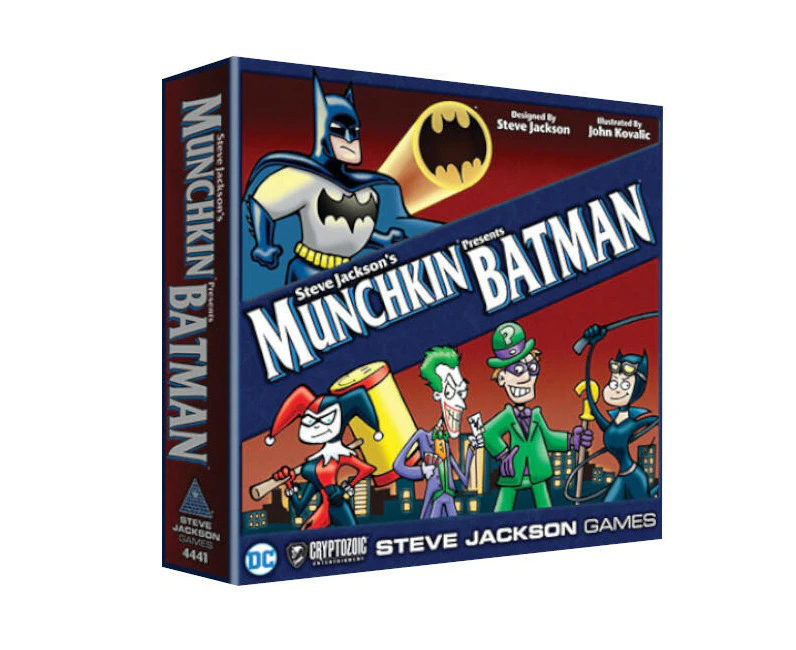 Steve Jackson Games Munchkin Batman Tabletop Multiplayer Party Board Game