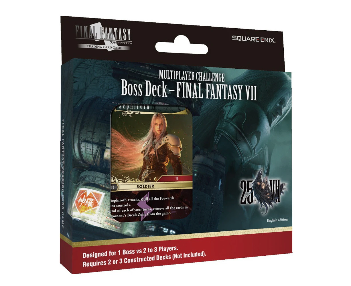 Final Fantasy TCG Square Enix Multiplayer Challenge Boss Deck Final Fantasy VII