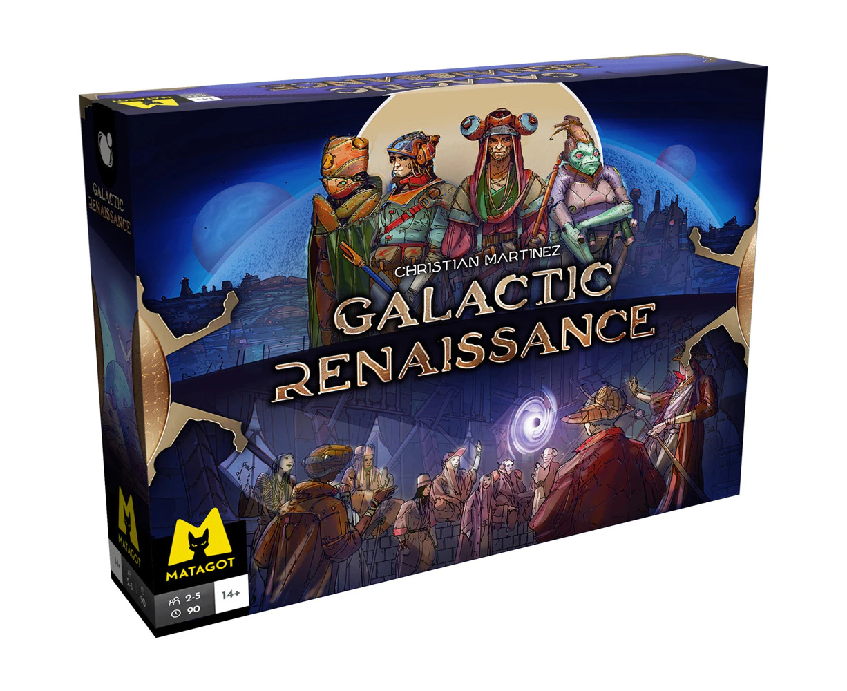 Matagot Galactic Renaissance Role-Playing Tabletop Family Party Board Game 14y+