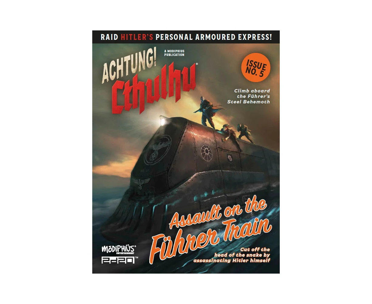 Modiphius Entertainment Achtung Cthulhu RPG 2d20 Assault on the Fuhrer Train