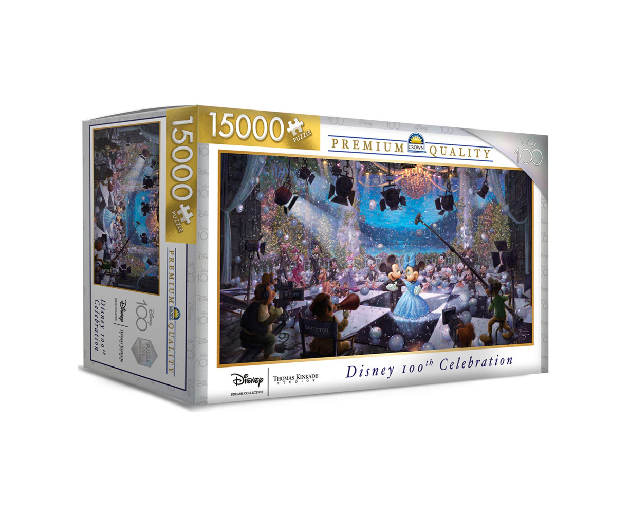 15000pc Harlington Thomas Kinkade Disney 100th Celebration Puzzle 300x150cm