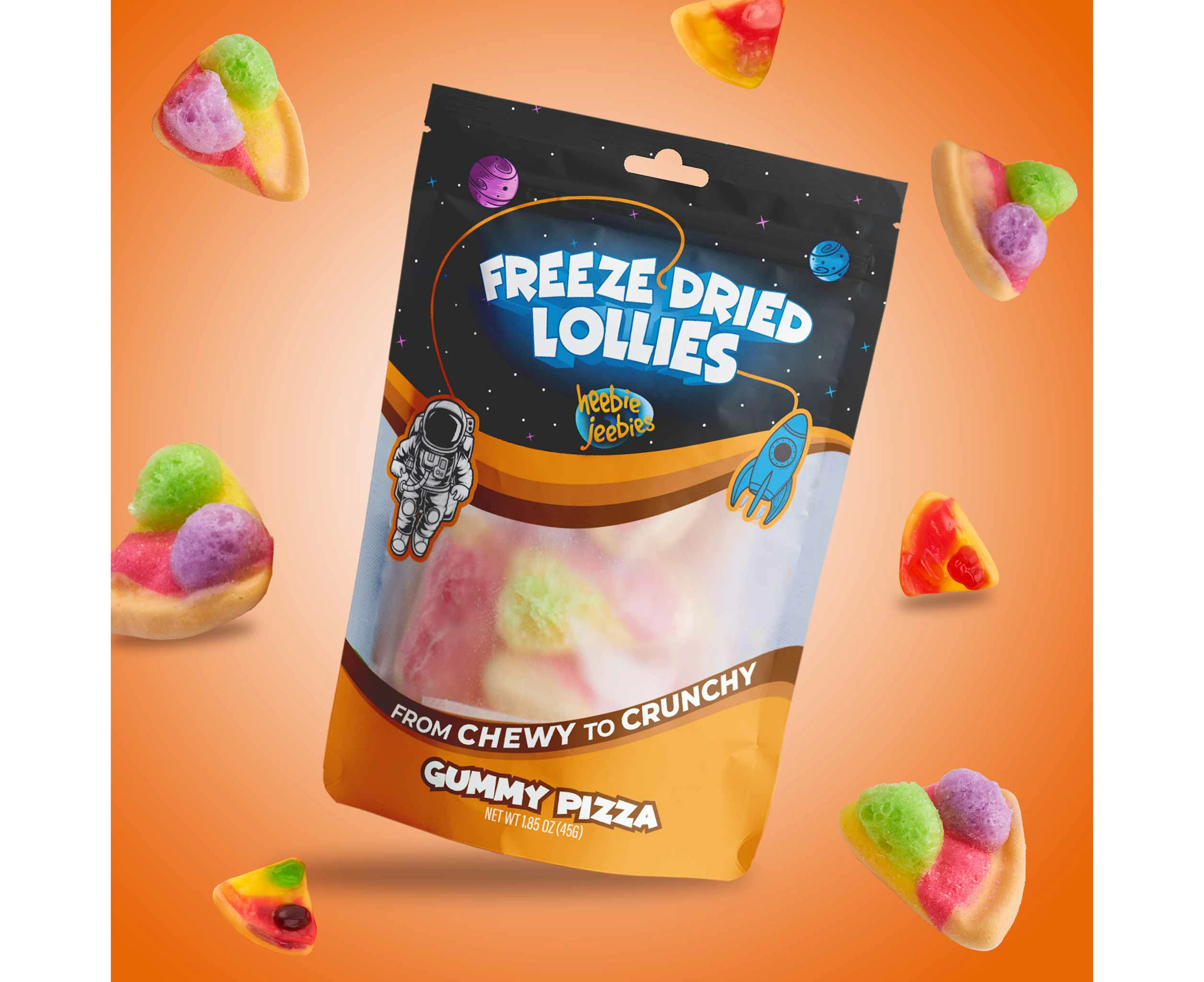 Freeze Dried Gummy Pizza